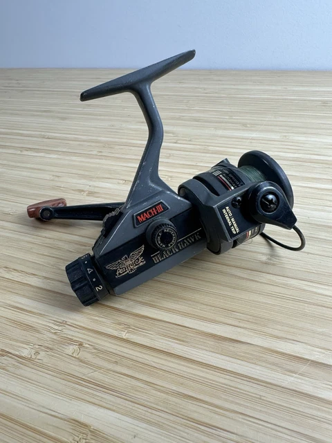 VINTAGE FENWICK BLACK Hawk Graphite BC55M Baitcasting 5'-6