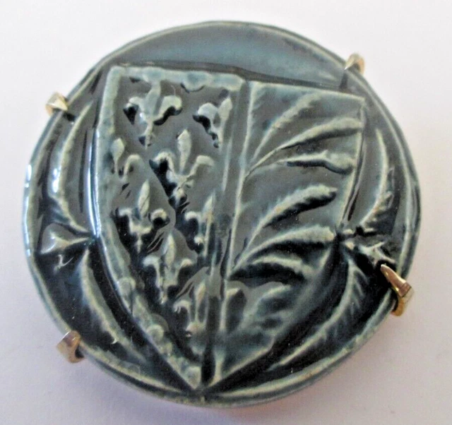 Broche Ancienne En émaux Des Cévennes - Bijou Vintage - Occasion