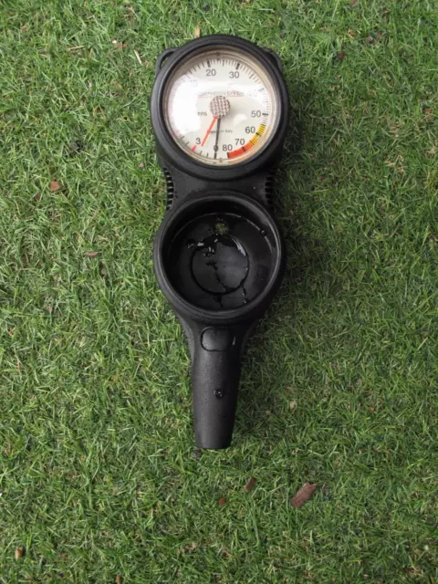 Northern Diver 80 M Depth Gauge With Max Depth Needle 60Mm Dia New As Shown