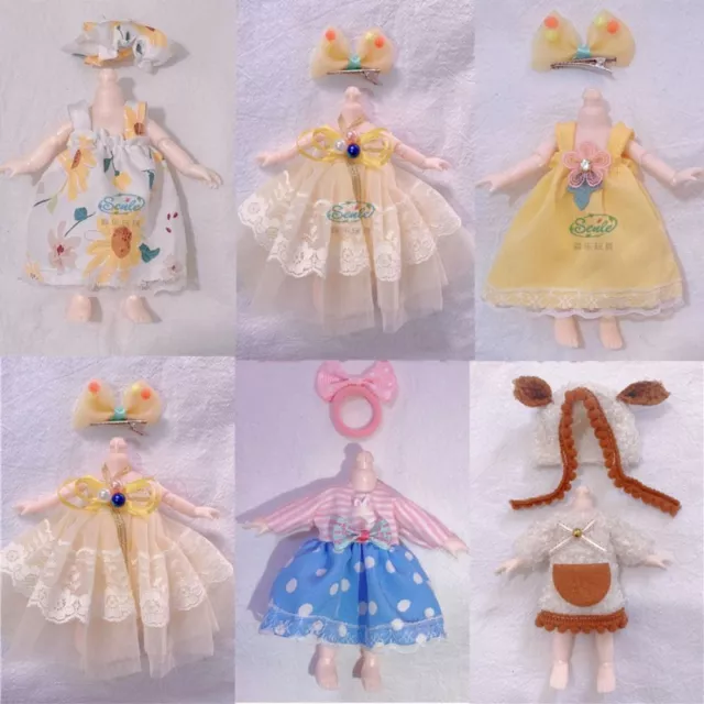 Cute Doll Clothes Dresses  Obitsu 11 Ob11 Doll/ Ob11 Gsc 1/12 Bjd Molly Body