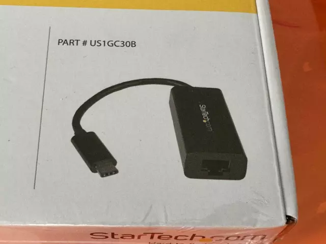 StarTech USB-C To Gigabit Network Adapter • USB 3.1 Gen 1 (5Gbps) - NEW OPEN BOX