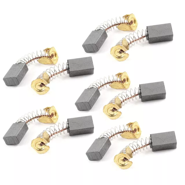 10pcs Motor Carbon Brushes Power Tool Replacement 12mm x 8mm x 5mm