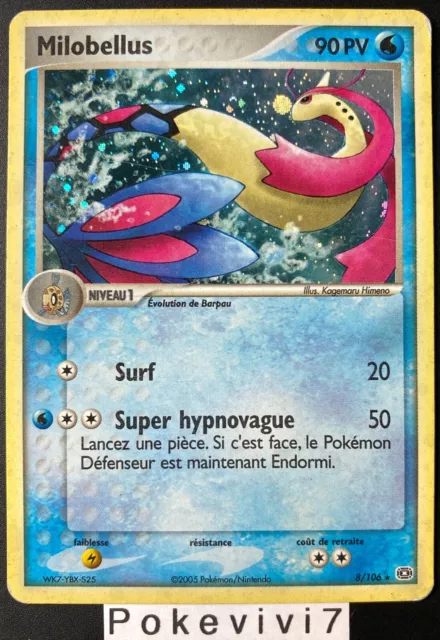 Carte Pokemon MILOBELLUS 8/106 Holo Bloc EX Emeraude FR