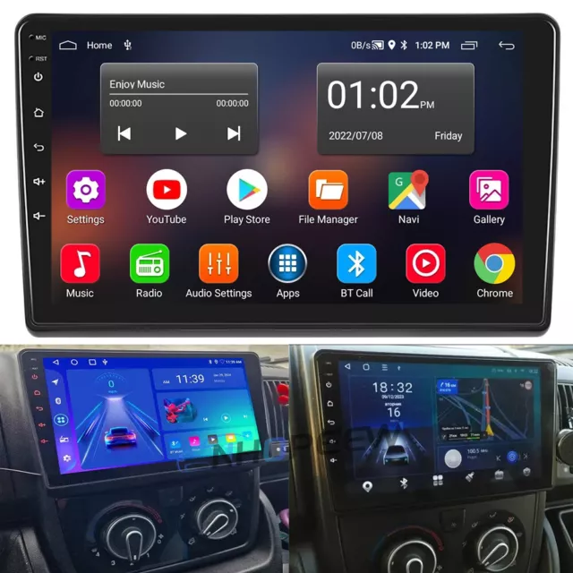 32GB Android 13 Autoradio GPS NAVI Für Fiat Ducato Peugeot Boxer Citroen Jumper