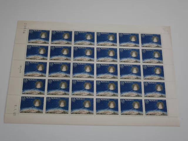 Monaco Feuille Complete 30 Timbres N°665 Neufs**. Bonne Valeur