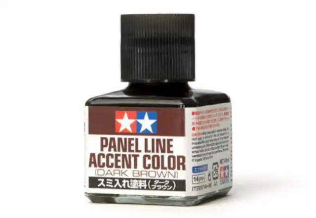 Dark Brown Panel Line Accent Color (40ml Bottle) (6/Bx)