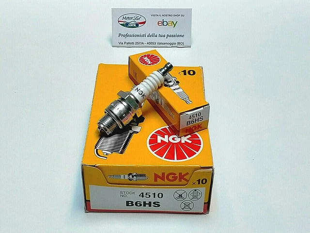 KIT 5 CANDELE NGK B6HS PIAGGIO CIAO SI 50 BRAVO BOXER GRILLO BOSS - Foto 11