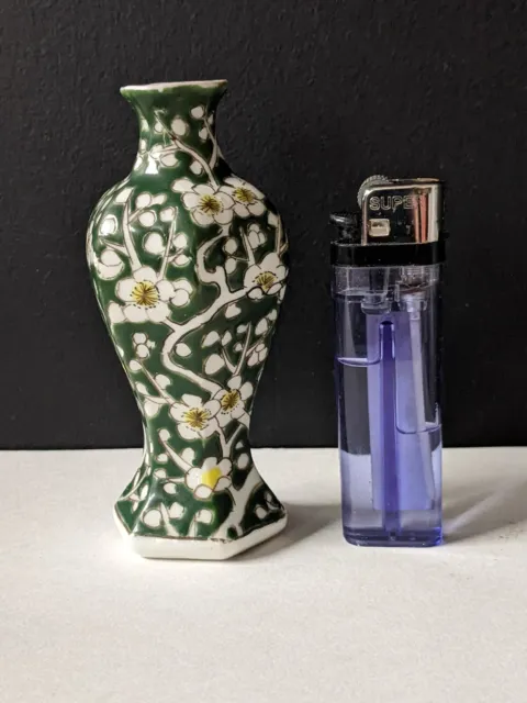 antique Asian miniature porcelain vase 3