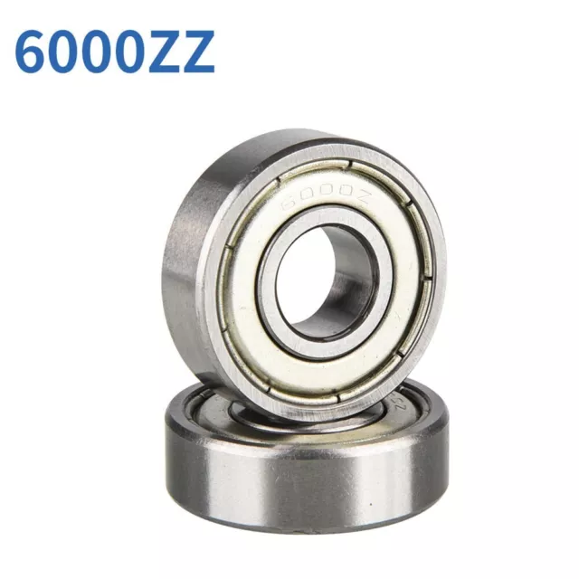 6000ZZ 60002RS Bike Bicycle Wheel Hub Bearings Double Trouble Pack (2 Pcs)