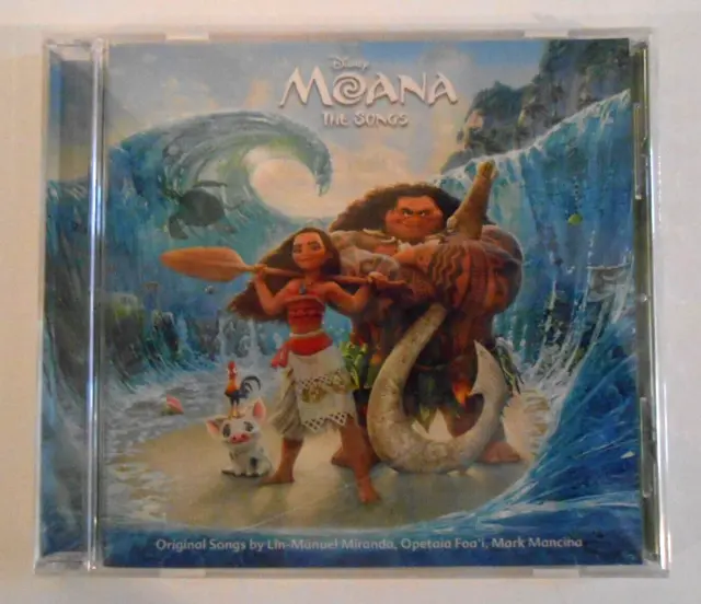 Moana - The Songs / Disney Original Soundtrack CD [NEW, SEALED ~ crack on case]