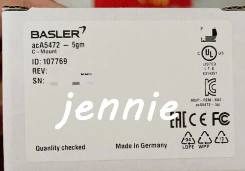 1PC Aca5472-5Gm Industrial Camera Brand New Fast Shipping