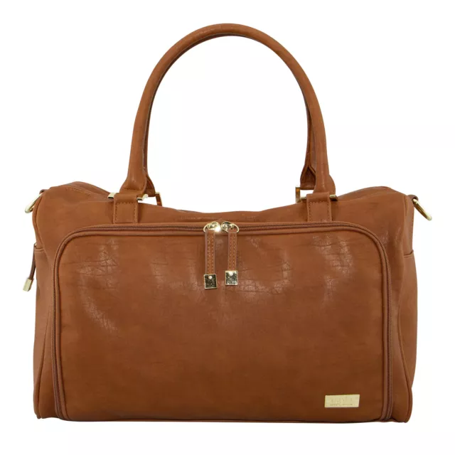 Isoki: Double Zip Satchel - Amber