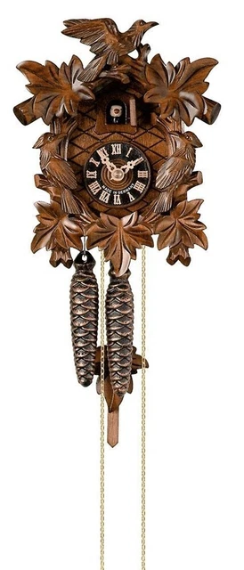 Horloge Coucou Classique Allemande t Horloge Murale Coucou en Bois rétro Nordique pour Salon Ro