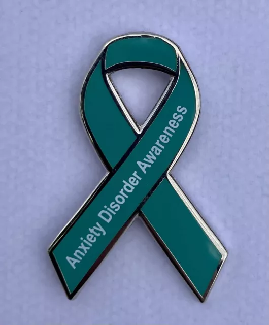 ANXIETY DISORDER AWARENESS ribbon enamel badge / brooch.Depression,  Charity. £2.99 - PicClick UK