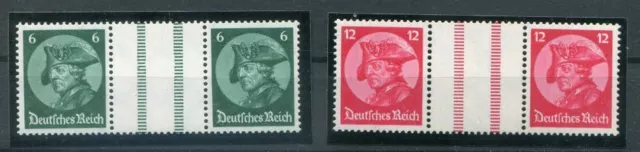 DR-ZusDr. WZ9/10 tadellos ** MNH POSTFRISCH 120EUR (18340