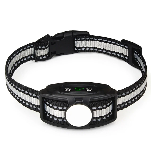 SMART Anti Bark Collar Rechargeable Beep Vibrate NO Shock Dog Training