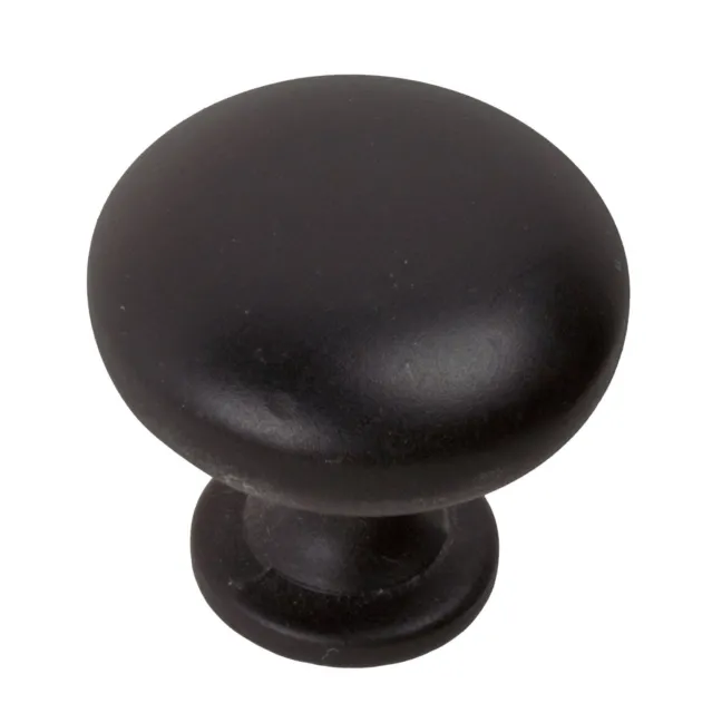 10Pack of Oil Rubbed Bronze Cabinet Hardware Round Mushroom Knobs NEW