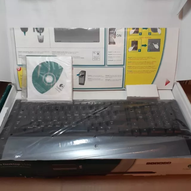 Logitech Cordless Desktop S510 Wireless Ultra Flat Keyboard (OPEN BOX NEW)