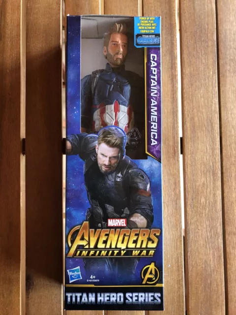 New Marvel Avengers Infinity War 12" Titan Hero Series Figure Captain America