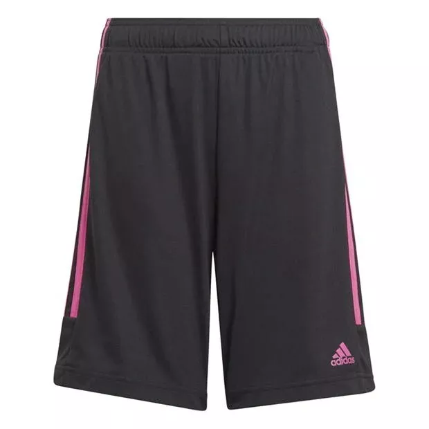Pantaloncini Adidas Sereno Juniors Taglia UK 13-14 anni neri rosa NUOVI