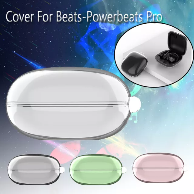 Clear TPU Protective Case Cover Shock Resistant For Beats-Powerbeats Pro Headpho