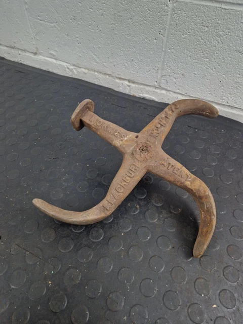 VINTAGE OLD CAST Iron Foot Cobblers Boot Makers Menders Shoe Last Prop ...