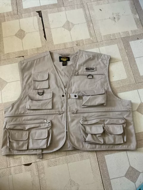 WHITE RIVER FLY Shop Fly Fishing Vest XXL Hobbs Creek Olive #373 $29.99 -  PicClick