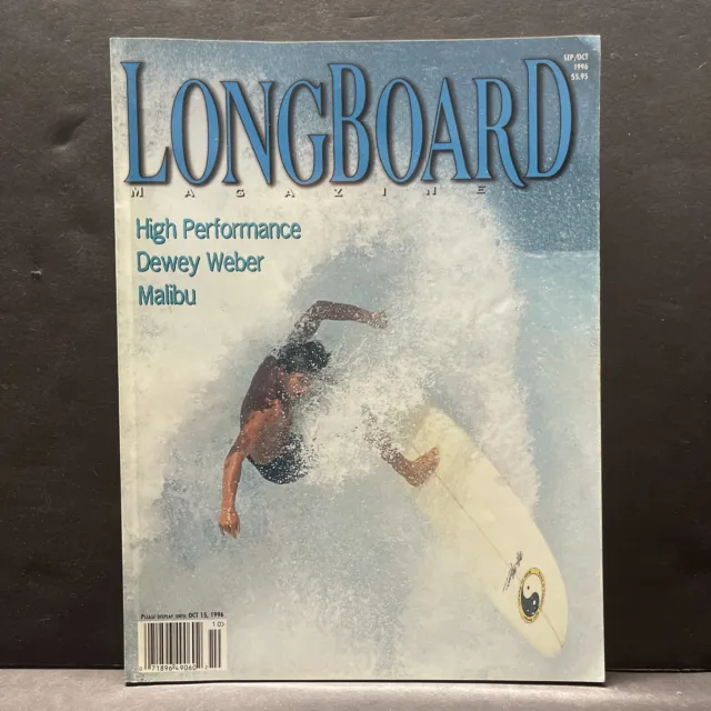 Vintage LongBoard Magazine Sep/Oct 1996 High Performance Dewey Weber Malibu