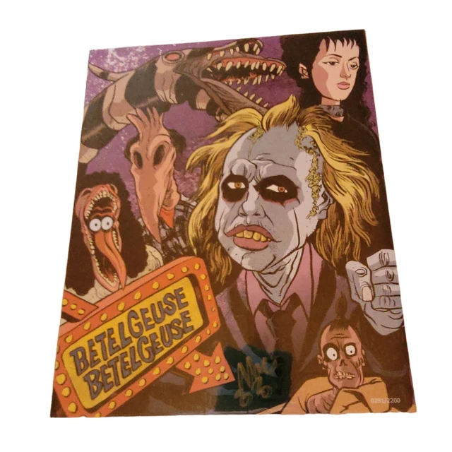 Beetlejuice 8x10 Art Print 0281/2200 Signed by Mark Rudolph w/COA BAM Box 8x10"