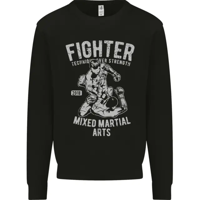MMA Fighter MMA Mixed Martial Arts Gym Kids Sweatshirt Jumper
