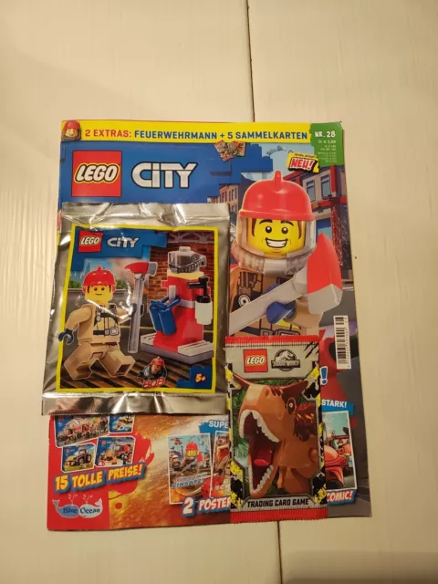 LEGO City, Zeitung, Minifigur, Feuerwehr, Feuerwehrmann, Zeitschrift Nr.28