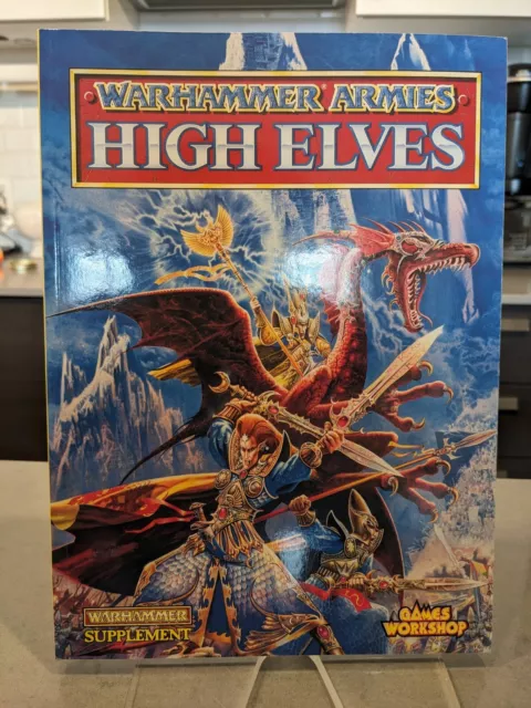 Games Workshop Warhammer Fantasy Battle Army Book - High Elves 4th Ed.