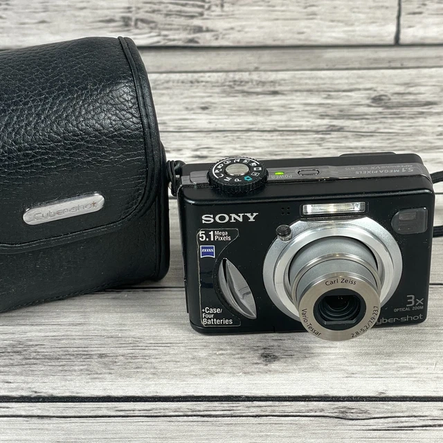 Sony Cybershot DSC-W15 fotocamera 5,1 megapixel 256 MB memory stick Pro MagicGate