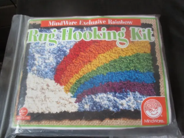 "Kit de enganche de alfombra Mind Wave de colección arco iris con marco -2012 - 8"" por 10"