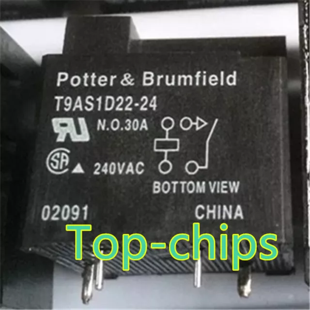 1pcs ORIGINAL T9AS1D22-24 POWER RELAY SPST-NO 24VDC, 30A