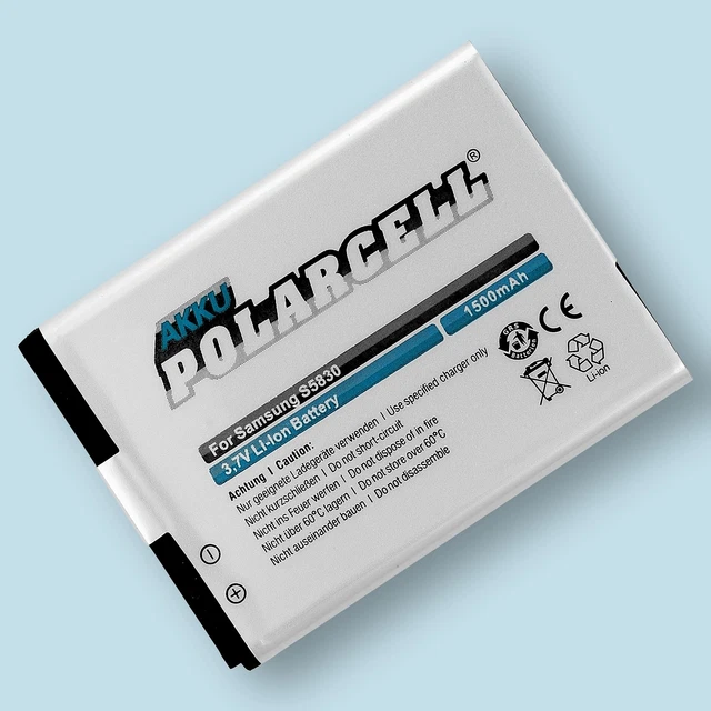PolarCell Batterie pour Samsung Galaxy Ace GT-S5830 Gio GT-S5660 EB494358VU