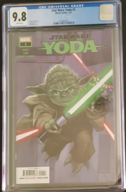 Star Wars Yoda #1 CGC 9.8 Phil Noto Cover Marvel Comics 2022