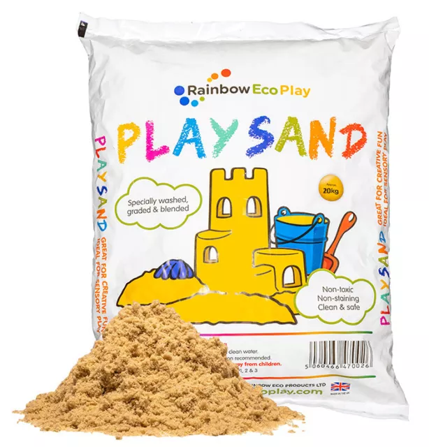 Childrens Play Sand Washed, Graded & Top Quality For Play Pit, Sandpit &  Nursery