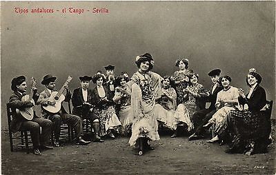 CPA Espagne Tipos andaluces - el Tango - Sevilla (303923)