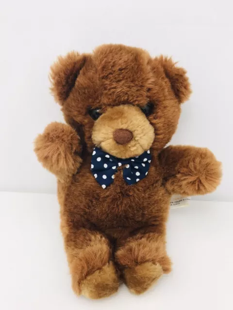 12” Vintage 1985 Prestige Toy Corp Brown Baby Teddy Bear Stuffed Animal Plush