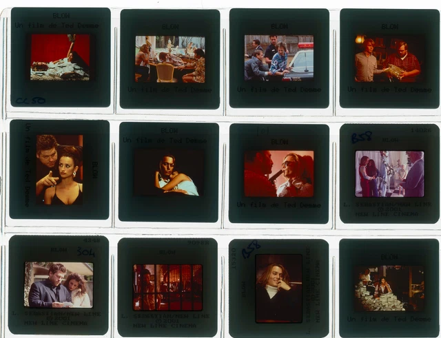 Lot 47 ektas slides originals Blow Johnny Depp Penélope Cruz Franka Potente