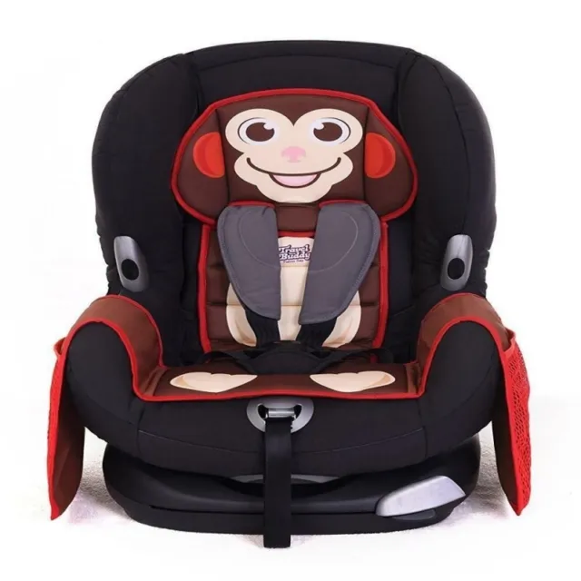 The Travel Buddys Child Car Seat Liner Accessory Monkey Travel Tidy