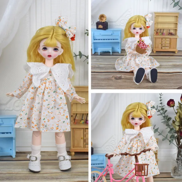 Bambola bambini per ragazze 30 cm bambole BJD principessa 12 pollici donna con vestiti giocattoli fai da te 12