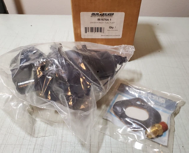 Genuine Mercury MerCruiser 2.5 3.0 3.7L 4 Cylinder Fuel Pump 861676A1 NEW OEM