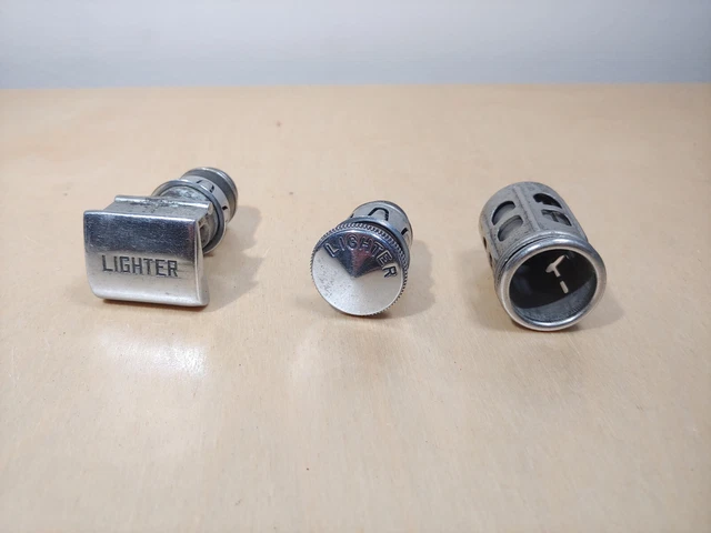 Vtg Lot Car Auto Cigarette Pop Out Lighter Dash Casco~2 Elements, 1 Assembly