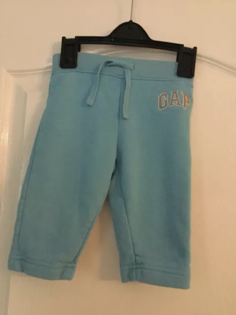 Baby Girls Blue Jogging Bottoms By Baby Gap Age 6-12 Months