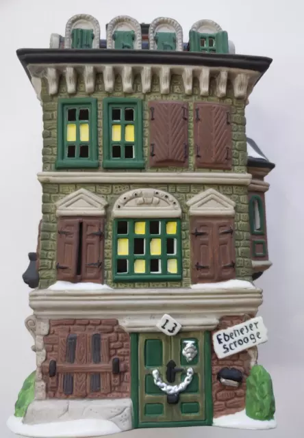 The Flat of Ebenezer Scrooge Lighted Christmas Dickens' Village Department 56