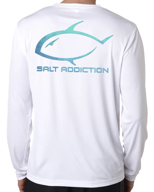 Salt Addiction T shirt long sleeve microfiber Marlin fishing with uv
