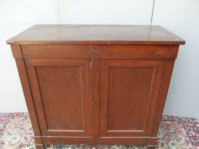 Credenza In Noce A Due Porte E Un Cassetto Epoca 800