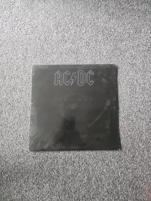 AC/DC/Back In Black/1980 Atlantic LP/Embossed Sleeve/ACDC